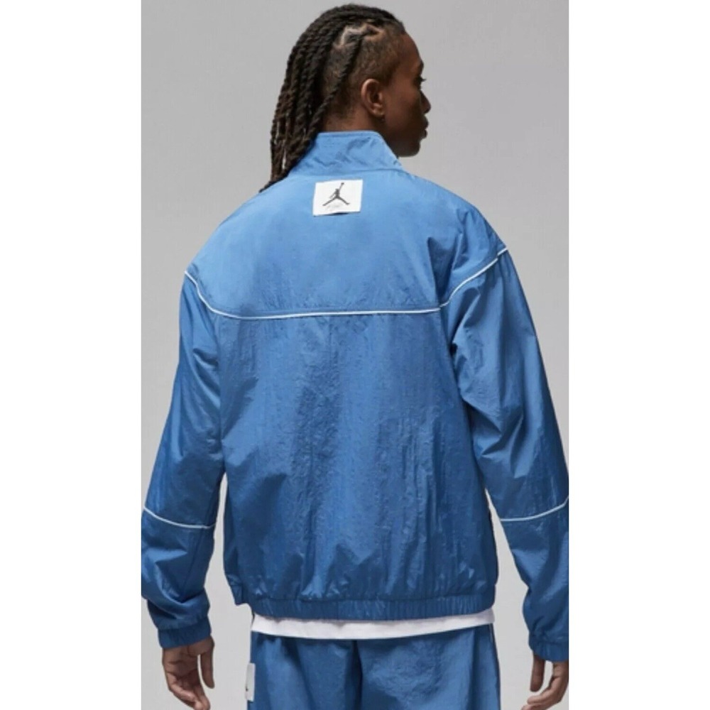 ($125 MSRP) Size Medium - Nike Air Jordan Flight Blue Full Zip Jacket DV7624-485
